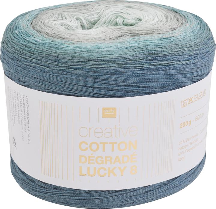 Actual product image Rico Design Creative Cotton Dégradé Lucky 8, 200 g, approx. 800 m (800 m)