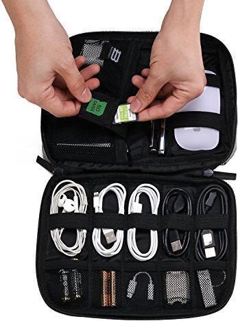 Actual product image Only-Bags.Store Electronics organiser for cables, USB sticks, memory cards