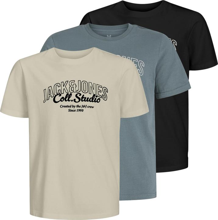 Actual product image Jack & Jones 3er-pack Logo T-shirt T-shirt (128)