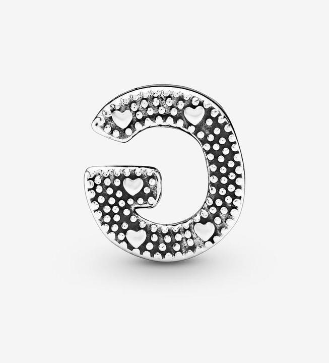 Actual product image Pandora Letter G Charm (Silver)