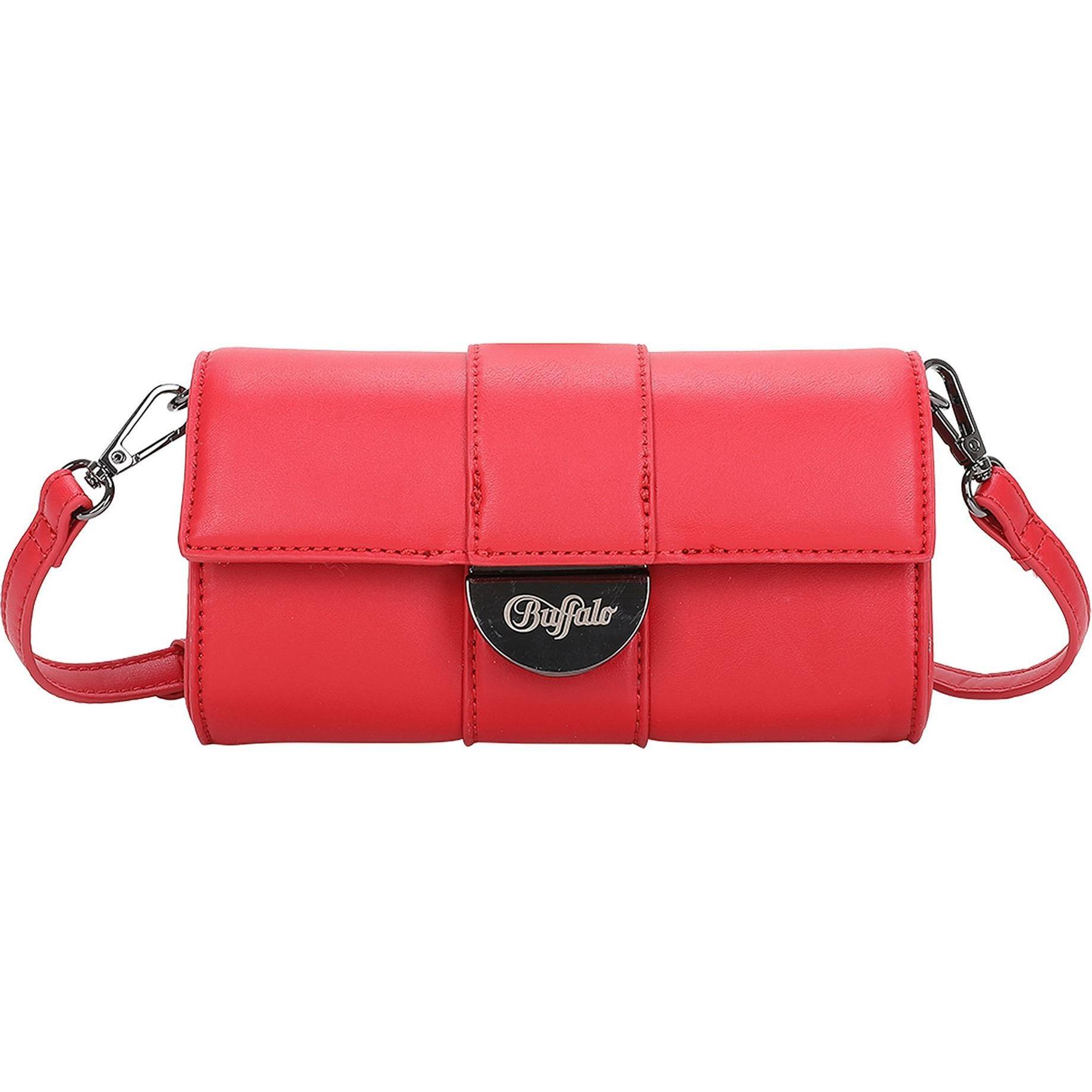 Buffalo, Handtasche, Curve Night Umhängetasche 20 cm, Rot