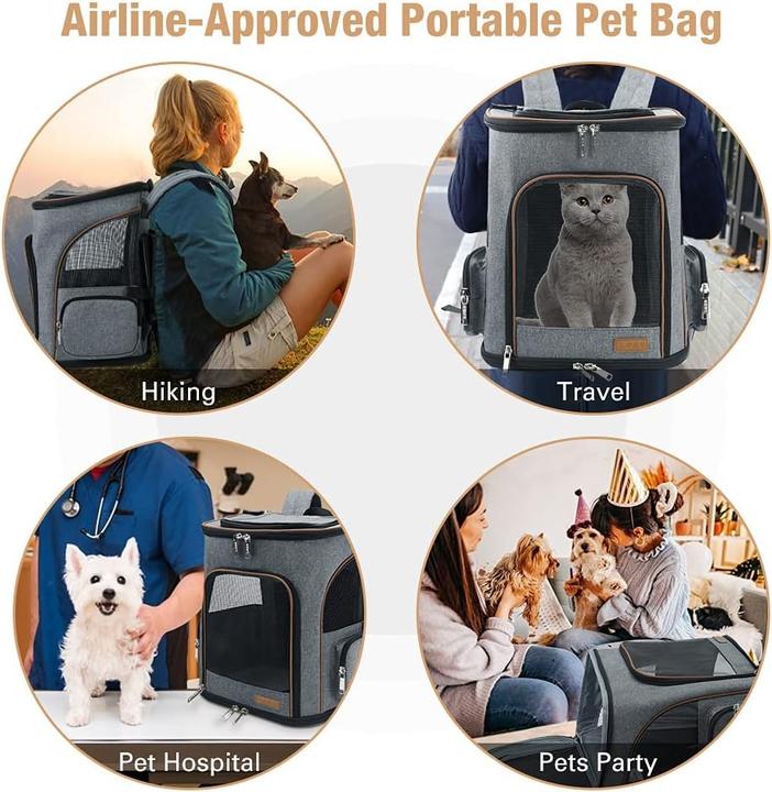 Immagine prodotto Lekesky Transportrucksack (Gatto, Animaletto, Cane, Pieghevole, Traspirante, Lavabile)