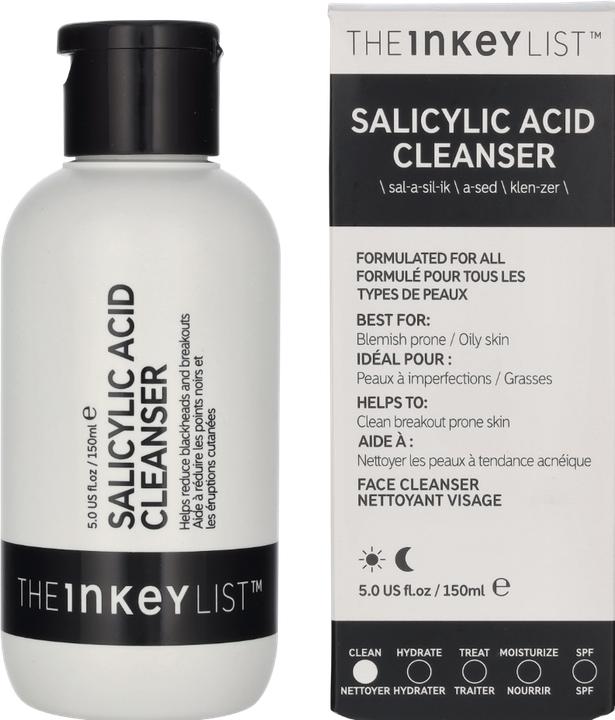 Actual product image The Inkey List Salicylic (Facial cleansing wipes, 150 ml)