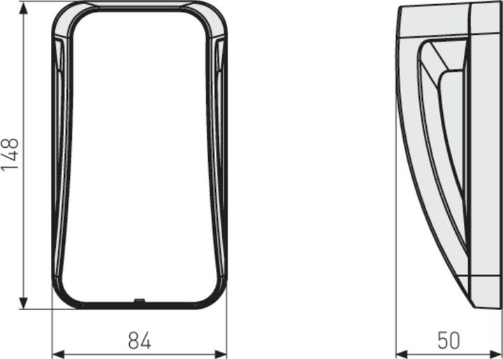 Productafbeelding Abus HomeTec Pro CSS3000 W Privacyscherm Toetsenbord