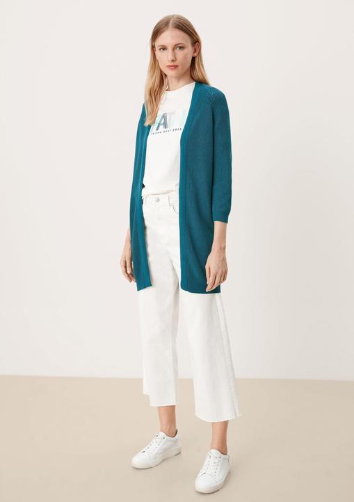 Produktbild s.Oliver Strickjacke Cardigan mit Ajourdetails (42)
