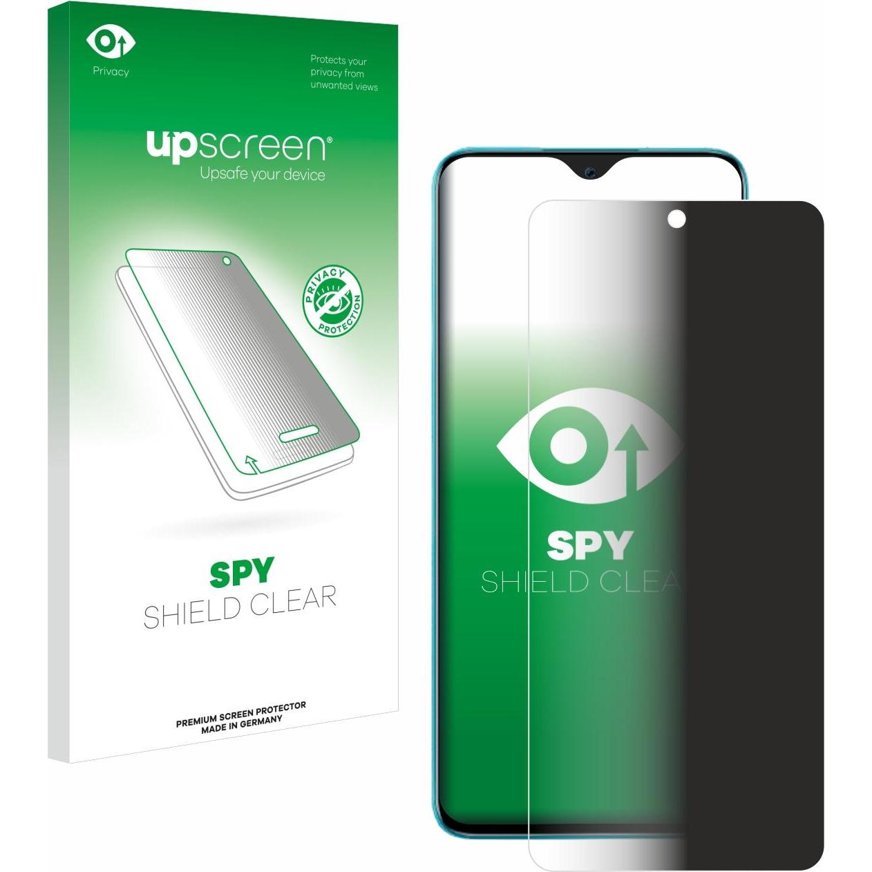 upscreen Spy Shield Blickschutzfolie (1 Stück, Honor 90 Lite), Smartphone Schutzfolie, Blau