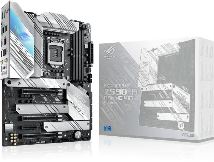 Produktbild ASUS ROG STRIX Z590-A GAMING WIFI (LGA 1200, Intel Z590, ATX)