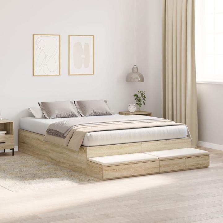 Produktbild vidaXL Aufbewahrungsbettgestell (140 x 200 cm)
