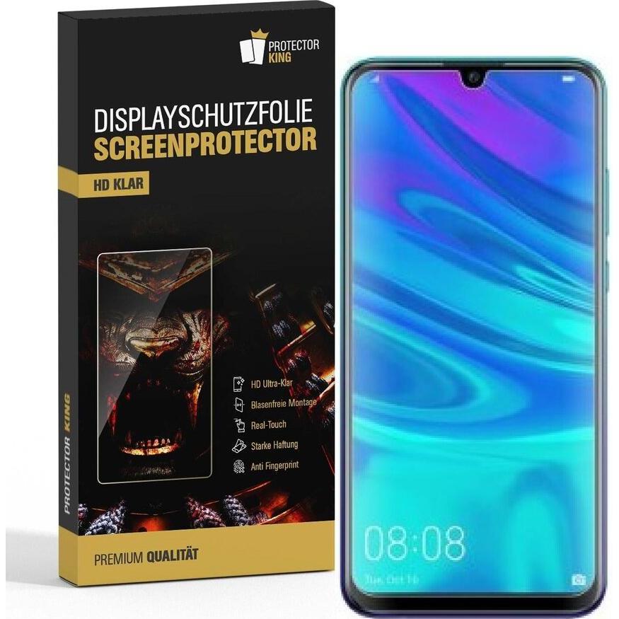 Protectorking 6x Premium Displayschutzfolie 3D KLAR (6 Stück, Huawei P Smart), Smartphone Schutzfolie