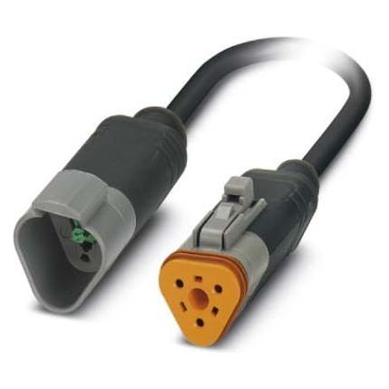 Phoenix Contact Sensor/actuator kabel, Kabels + Stekkers, Zwart