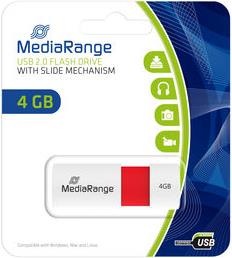 Image du produit MediaRange Clé mémoire USB Color Edition (4 Go, USB-A, USB 2.0)
