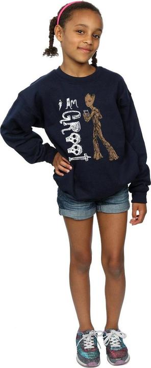 Produktbild Avengers Infinity War I Am Teenage Groot Sweatshirt Mädchen (116)
