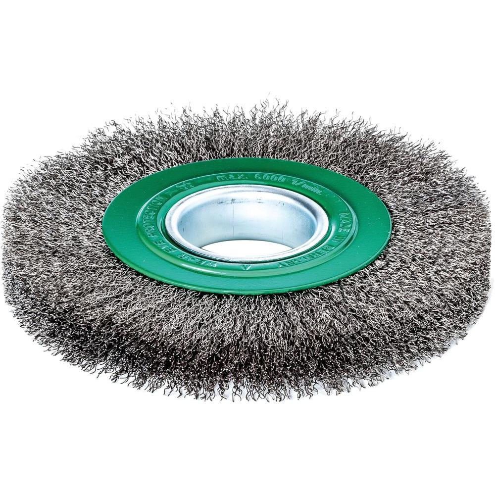 Lessmann Rundbürste V4A gewellt 200 x 30 x 0,3 mm (204087)