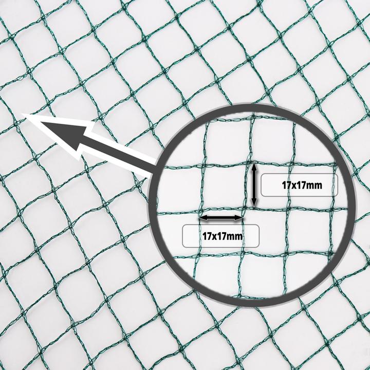 Actual product image Aquagart Teichnetz 11m x 10m Laubnetz Silonetz Laubschutznetz Vogelschutznetz Teichschutz