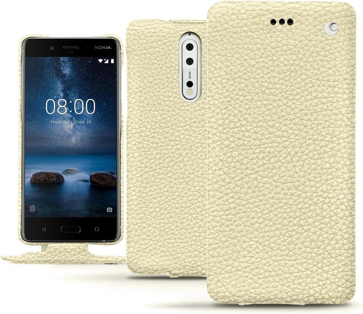 Noreve Lederschutzhülle vertikal (Nokia 8)