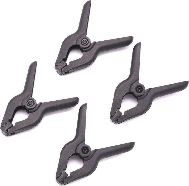 Caruba Spring Clamp Black Small (4 pcs) (Stand holder)