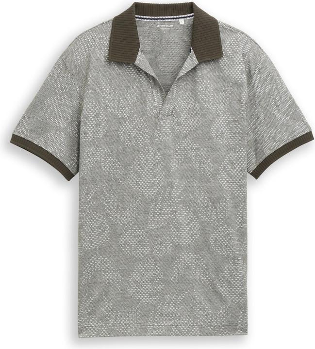 green leaf jacquard design