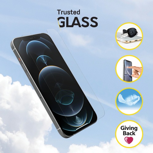 Produktbild OtterBox Trusted Glass (1 Stück, Apple iPhone 12, Apple iPhone 12 Pro)