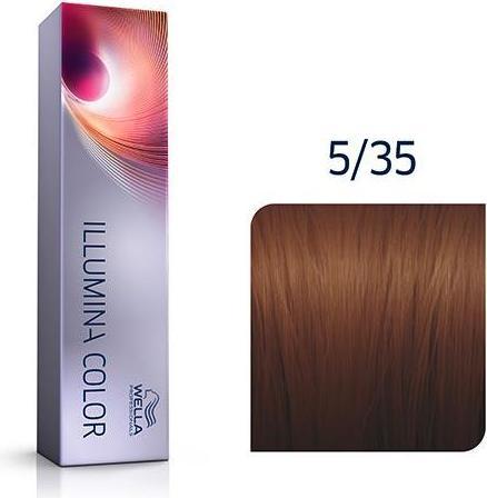 Actual product image Wella Illumina Color (Light brown gold mahogany)
