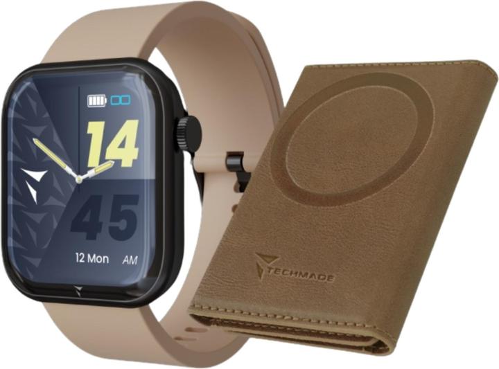 Actual product image Techmade Smartwatch Glam mit Künstlicher Intelligenz - Bundle-Pack (44.45 mm)