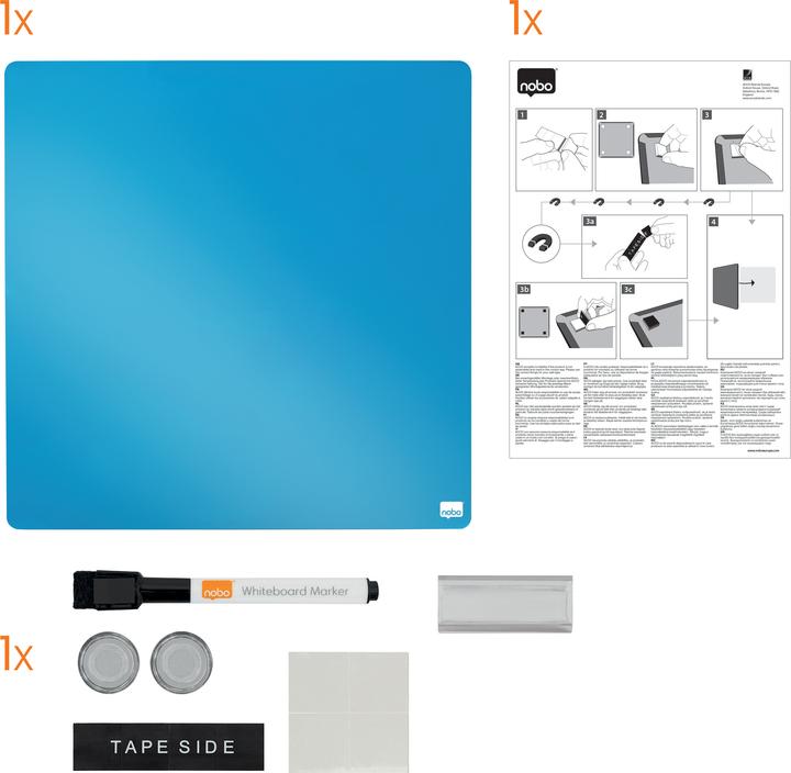 Actual product image Nobo Magnetic board squares (36 x 36 cm)
