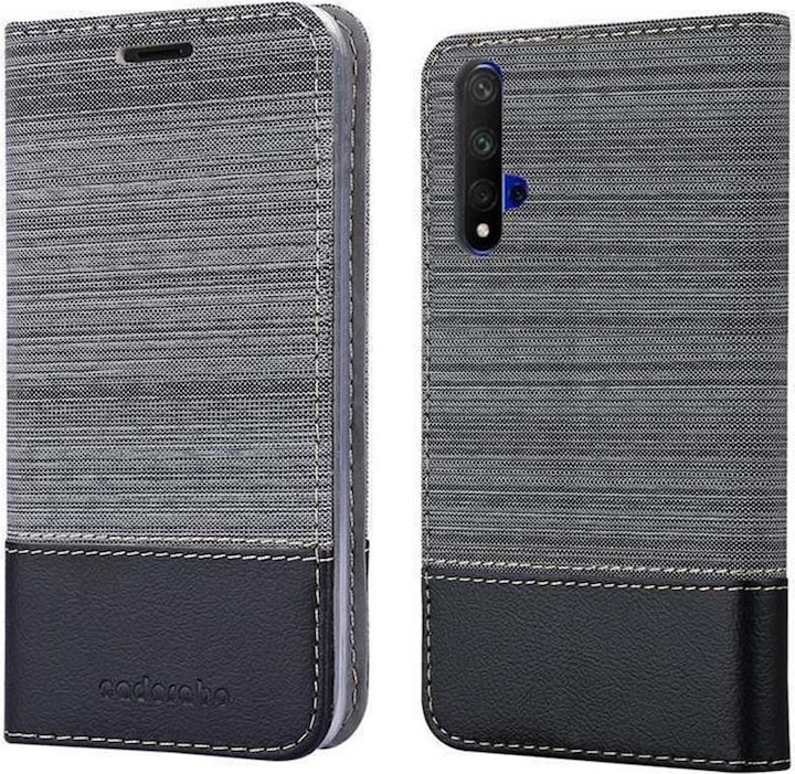 Produktbild Cadorabo Book Jeans Optik Cover (TCL 20S, LG K20, Huawei Nova 5T)