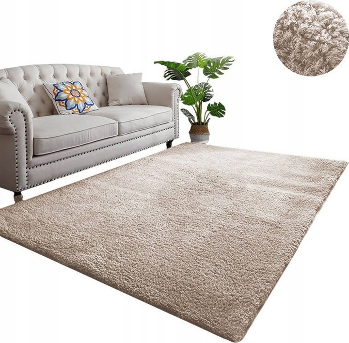 Actual product image Strado Alpaca rug 200x300 AlpacaBeige (Beige) universal