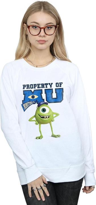 Actual product image Disney Womens/Ladies Monsters University Property Of MU Mike Sweatshirt (XXL)