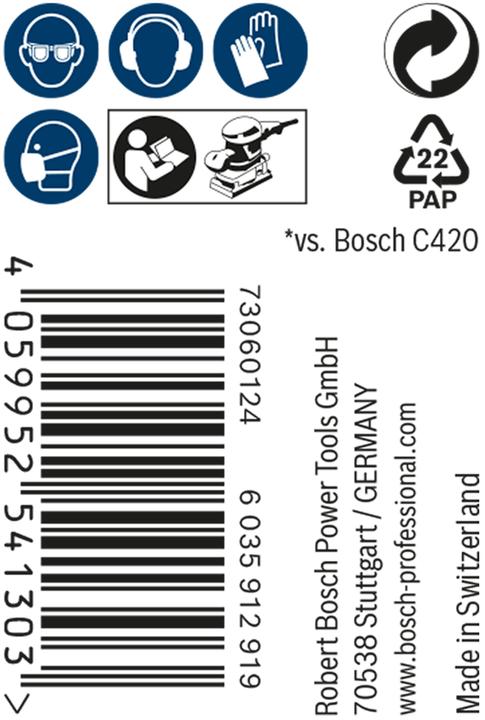 Actual product image Bosch Professional Zubehör EXPERT M480 Abrasive net roll, 115 mm, 5 m, G 320 (320)