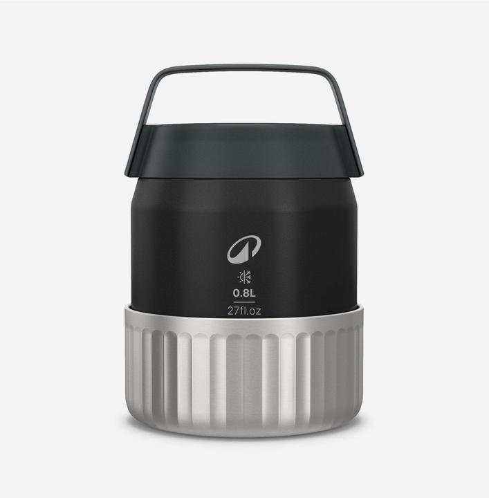 Immagine prodotto Quechua Lebensmitteldose Edelstahl Isolierend Camping Wandern Trekking - 900 - 0,8 l (0.80 l)