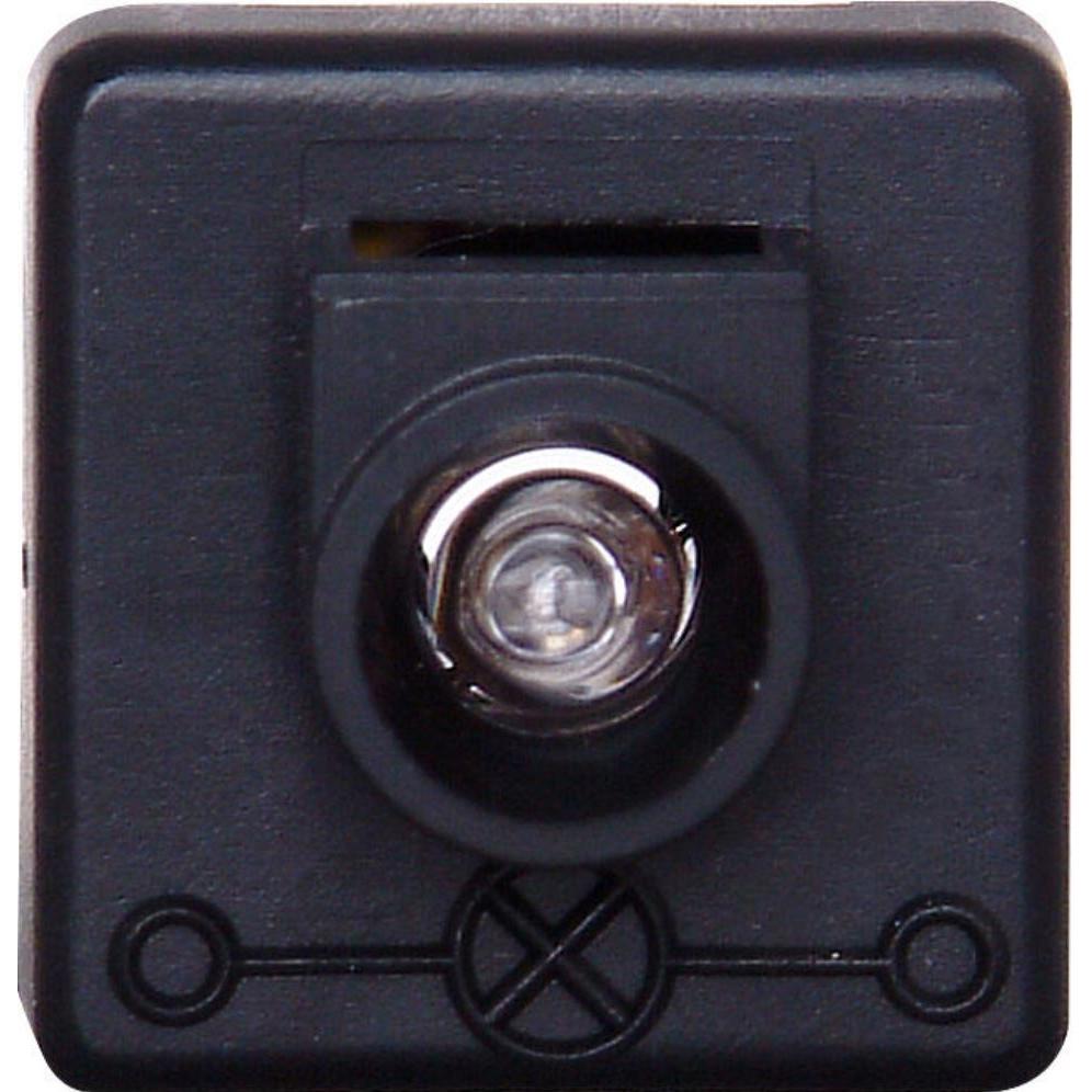 Kopp Glimmlampe 3243.0004.4 20 250V 0,65mA, Taster + Schalter, Schwarz