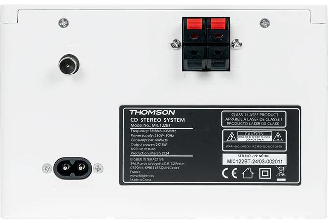 Actual product image Thomson Micro Sound System Bt Radio Fm (Bluetooth, 1x 40 W)