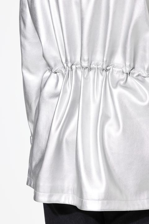 Actual product image Miamoda Jacke, Lederoptik, Tunnelzug in der Taille (42)