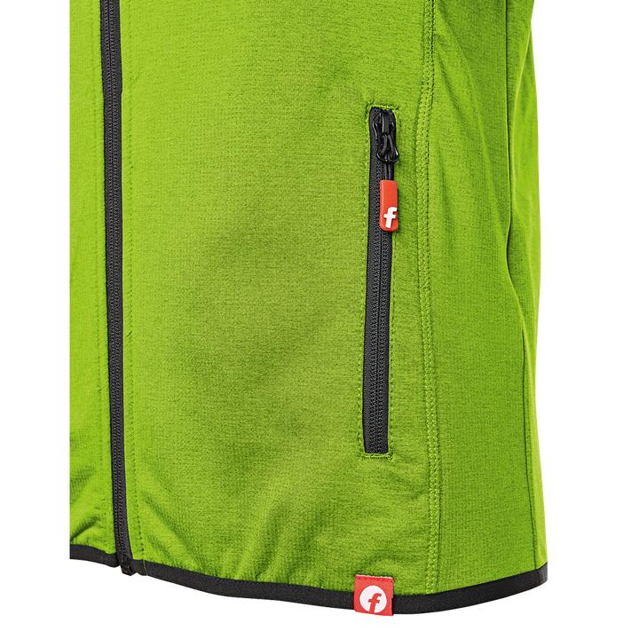 Actual product image Magni Tech fleece jacket lime/black mottled size S Fortis Elements (S)