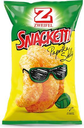 Immagine prodotto Zweifel Snacketti Paprika Shells (75 g)