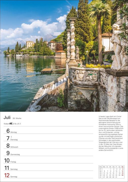 Produktbild Harenberg Italien Wochenplaner 2026 - Eine Reise in 53 Bildern (Deutsch)