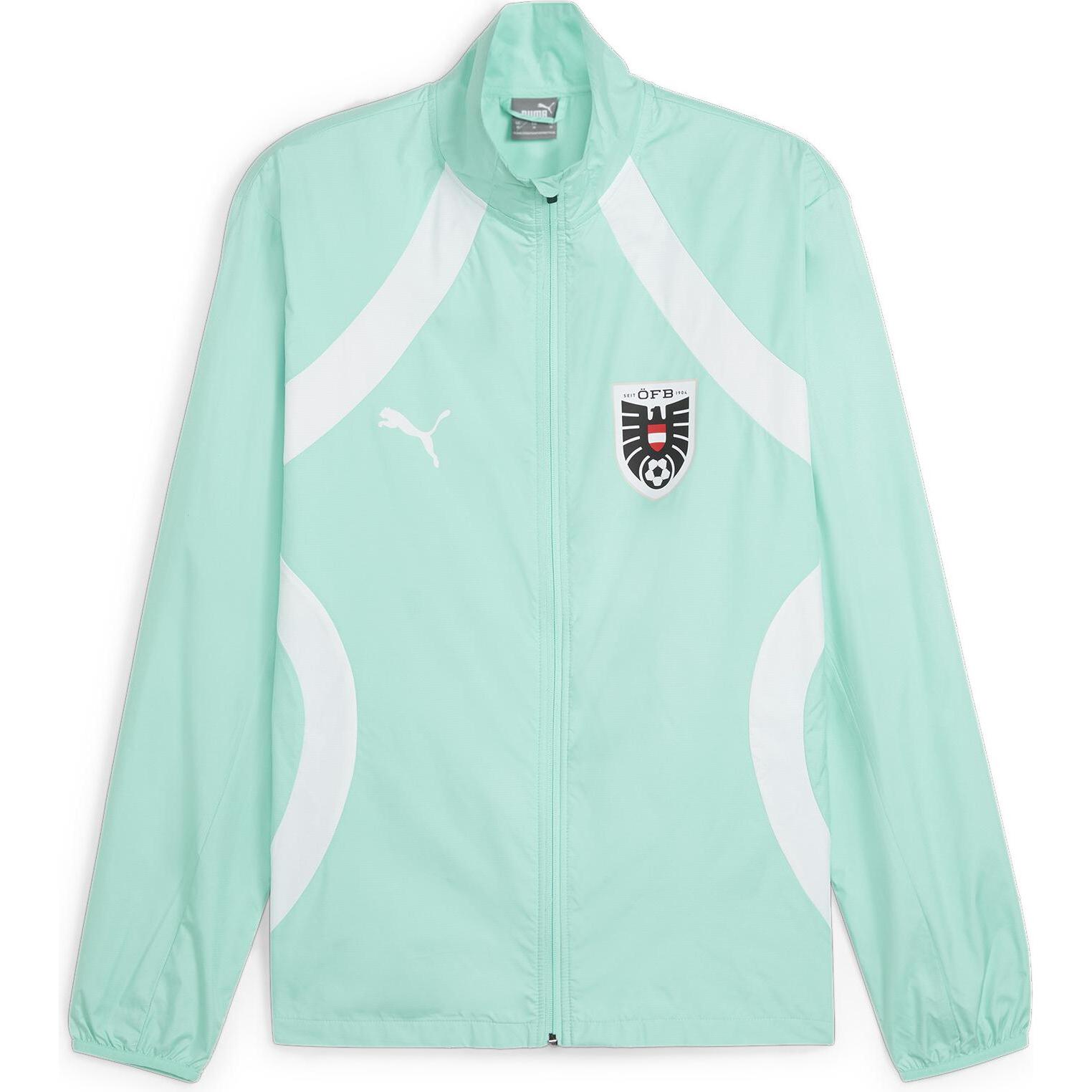 Puma, Herren, Laufjacke, ÖFB Prematch Woven Jacket (XXL), Grün, XXL