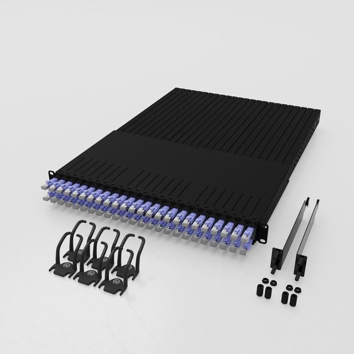 Productafbeelding PATCHBOX één / 30RU / Cat 6A, UTP, 1,8 m, paars (U/UTP, CAT6a, 1.80 m)