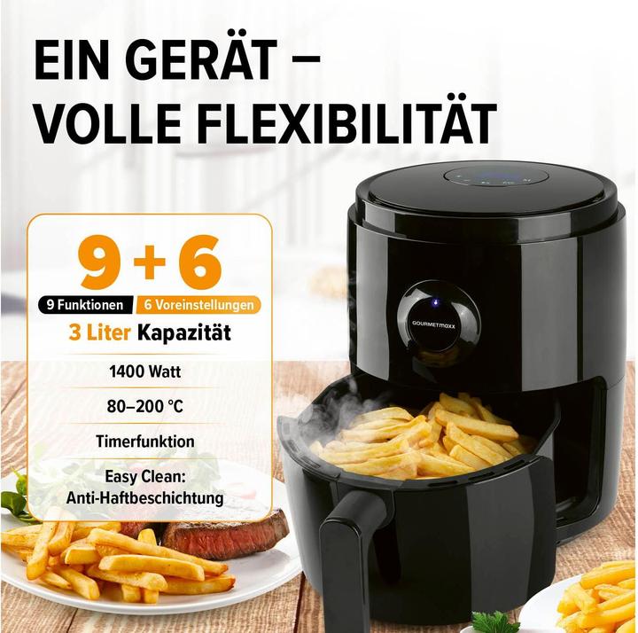 Produktbild Gourmetmaxx Heissluft-Fritteuse Digital