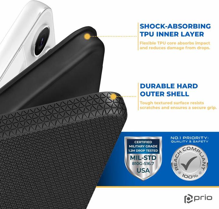 Produktbild prio Case (Apple iPhone 12, Apple iPhone 12 Pro, Apple iPhone 13 Pro, Apple iPhone 6, Apple iPhone 7, Apple iPhone 8)