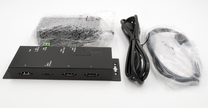 Image du produit Exsys EX-1190HMVS-PV, 4x HUB USB 3.0 / 3.1 (USB-C, 4 ports)