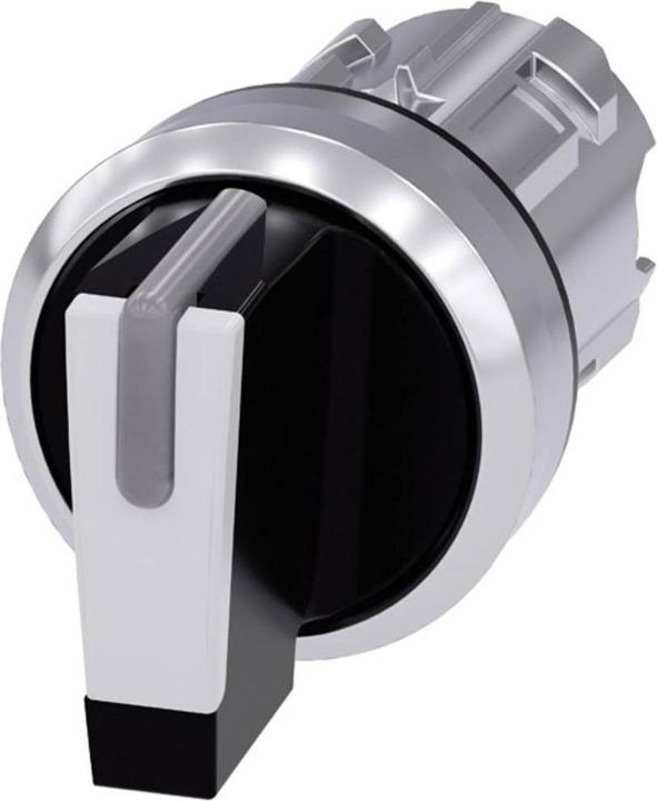 Produktbild Siemens Selector switch, 22mmblack, white