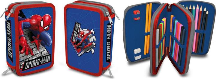 Kids Licensing Marvel Spiderman double pencil case