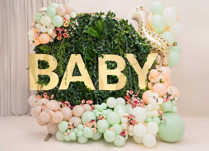 Actual product image Partydeco Mirror letter "Y", gold, 58x60 cm (1 pkt / 1 pc.) (1 Piece)