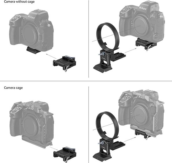Produktbild SmallRig Montageplatte Nikon Z Series Kit Drehbar