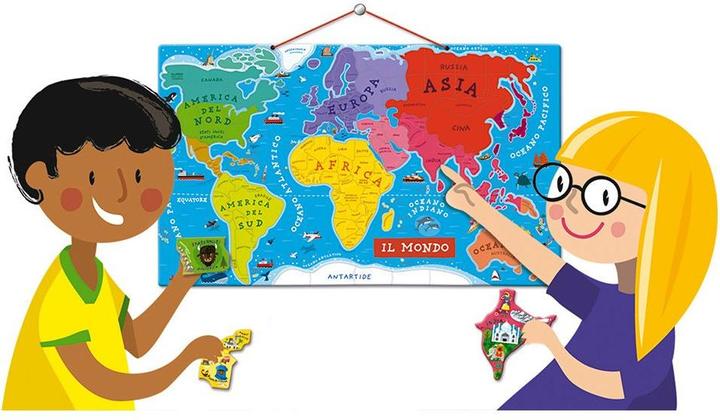 Actual product image Janod World map IT (92 pieces)