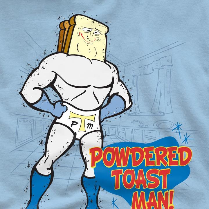 Immagine prodotto Ren & Stimpy Powdered Toast Man Maglietta Uomo (M)