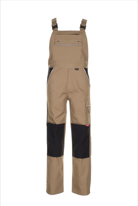Produktbild Planam Canvas 320 Arbeitskleidung Latzhose khaki schwarz Grösse 110 (110)