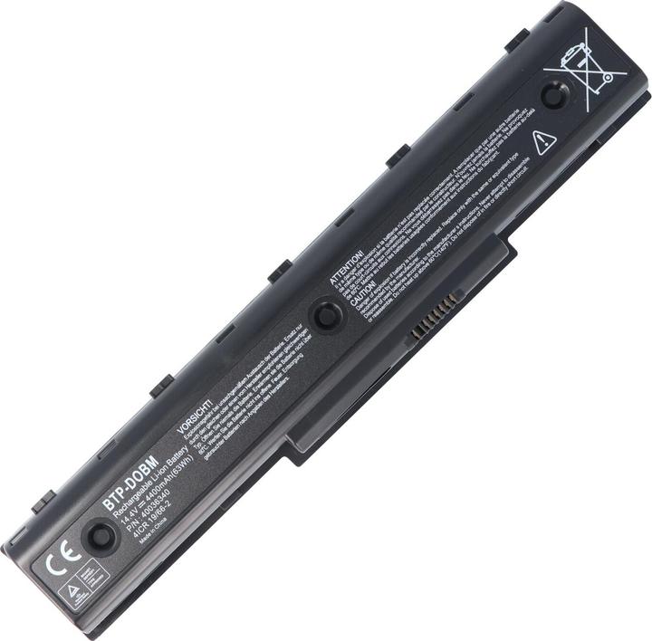 Actual product image Medion Akku BTP-D0BM Akku P/N: 40036340 (8 cubicles, 4400 mAh)