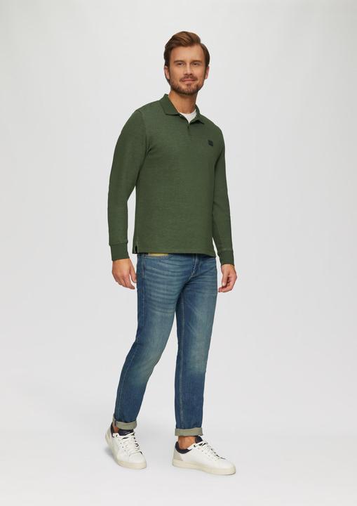 Produktbild S.Oliver Polo-Shirt Poloshirt aus zweifarbigem Piqué (XXL)